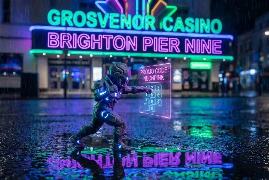 entering a promo code for rewards — Grosvenor Casino Brighton Pier Nine